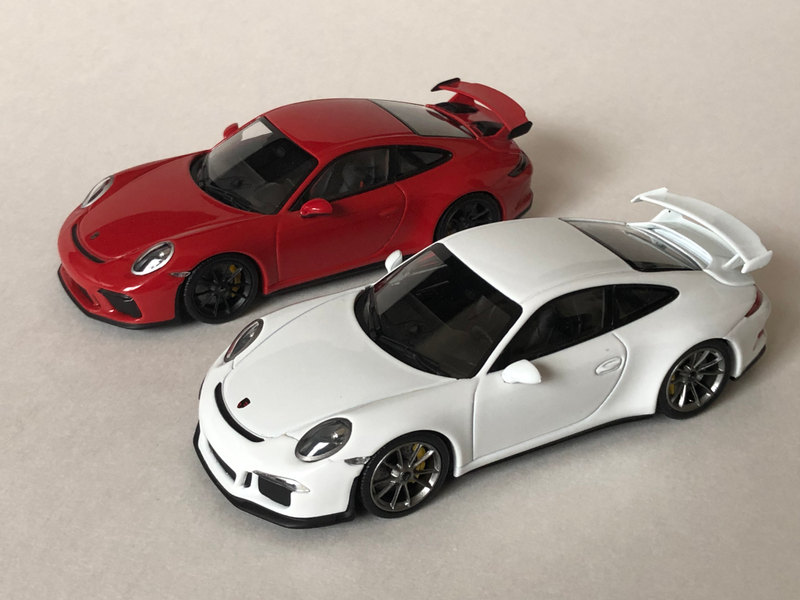 Illustration for article titled A Closer Look at the Minichamps 1/43 991 GT3s